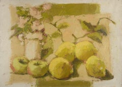 Still Life - Oil Painting by Franco Marzilli - 1970s