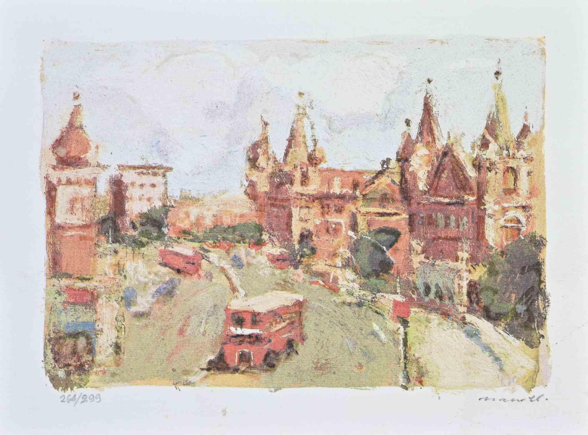 Lithograph hand signed and numbered.

Edition of 299.

Very good condition.