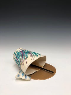 "Historia de un Amor" - Hyperreal mixed media still-life coffee cup sculpture
