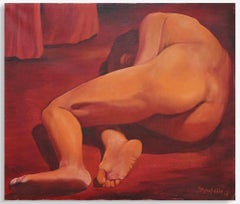 Untitled - Oil Paint by Franco Piscotello - 1975