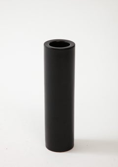 Franco Pozzi Cylinder Thick Walled Vase, Italy, c. 1970