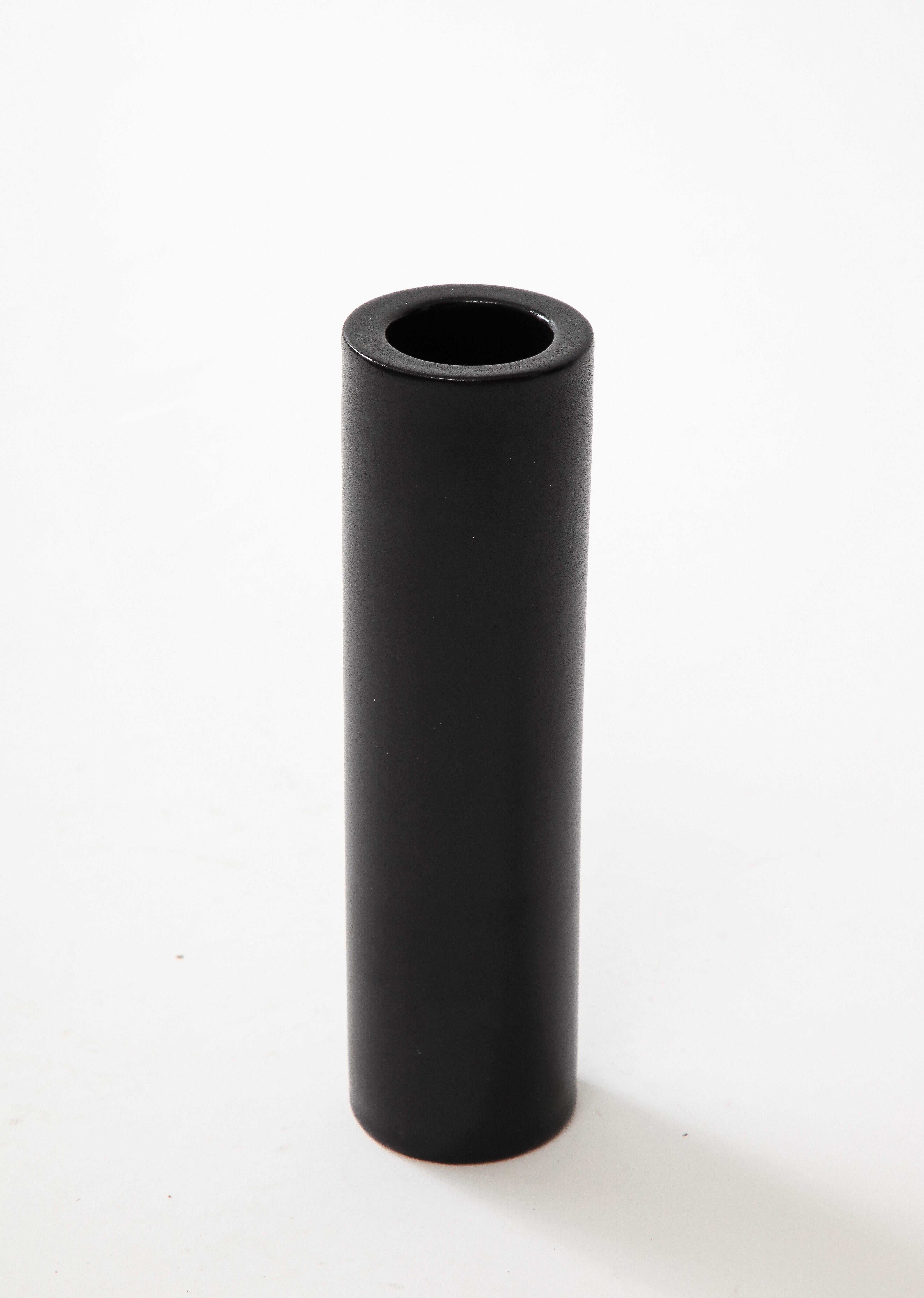 Franco Pozzi Cylinder Thick Walled Vase, Italy, c. 1970 For Sale 1