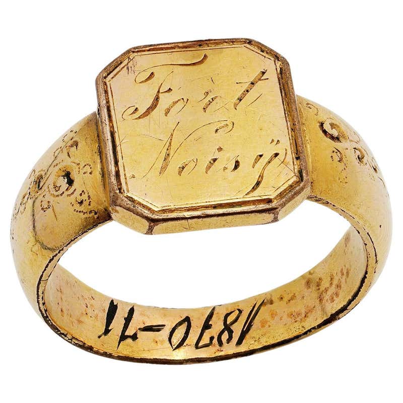 Antique Men's Rings - 1,740 For Sale at 1stDibs