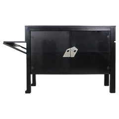 Armadio Canton nero in Wood di Franco Raggi by Poltronova 1987