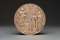 Franco-Russian Alexander III Commemorative Medallion, 1896
