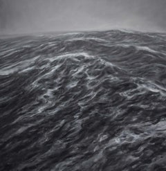 Genesis by F. S. Borquez - Contemporary Oil Painting, Seascape, Ocean waves