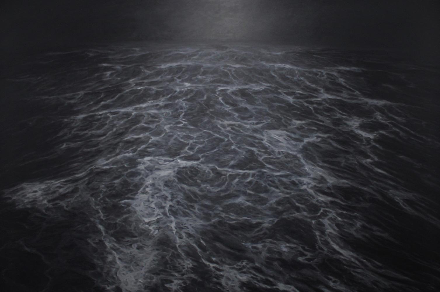 Le Sillage by Franco Salas Borquez - Seascape, Ocean waves, Large canvas