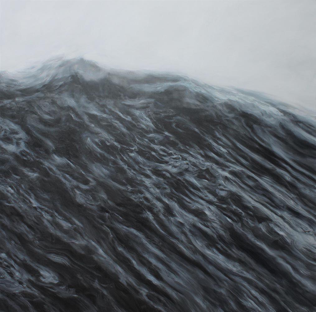 Mare Nostrum by F. S. Borquez - Contemporary Oil Painting, Seascape, Ocean waves