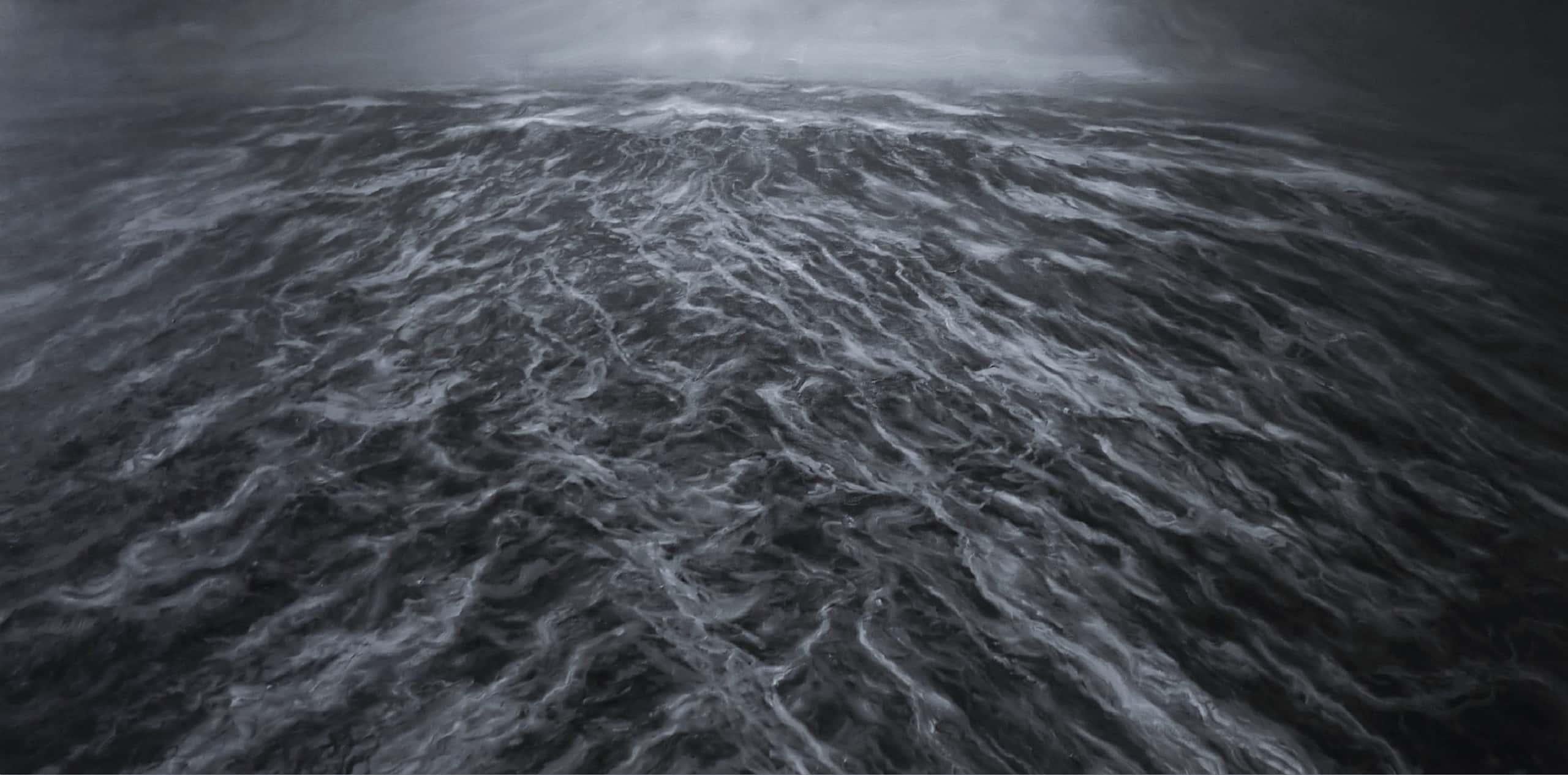 Origin by Franco Salas Borquez - Contemporary oil painting, seascape, ocean