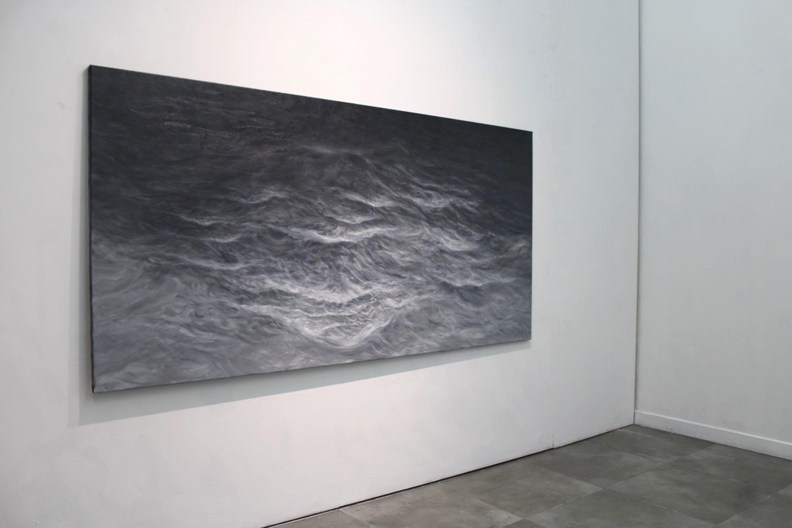 Perpetual by Franco Salas Borquez - Contemporary oil painting, seascape, waves For Sale 7