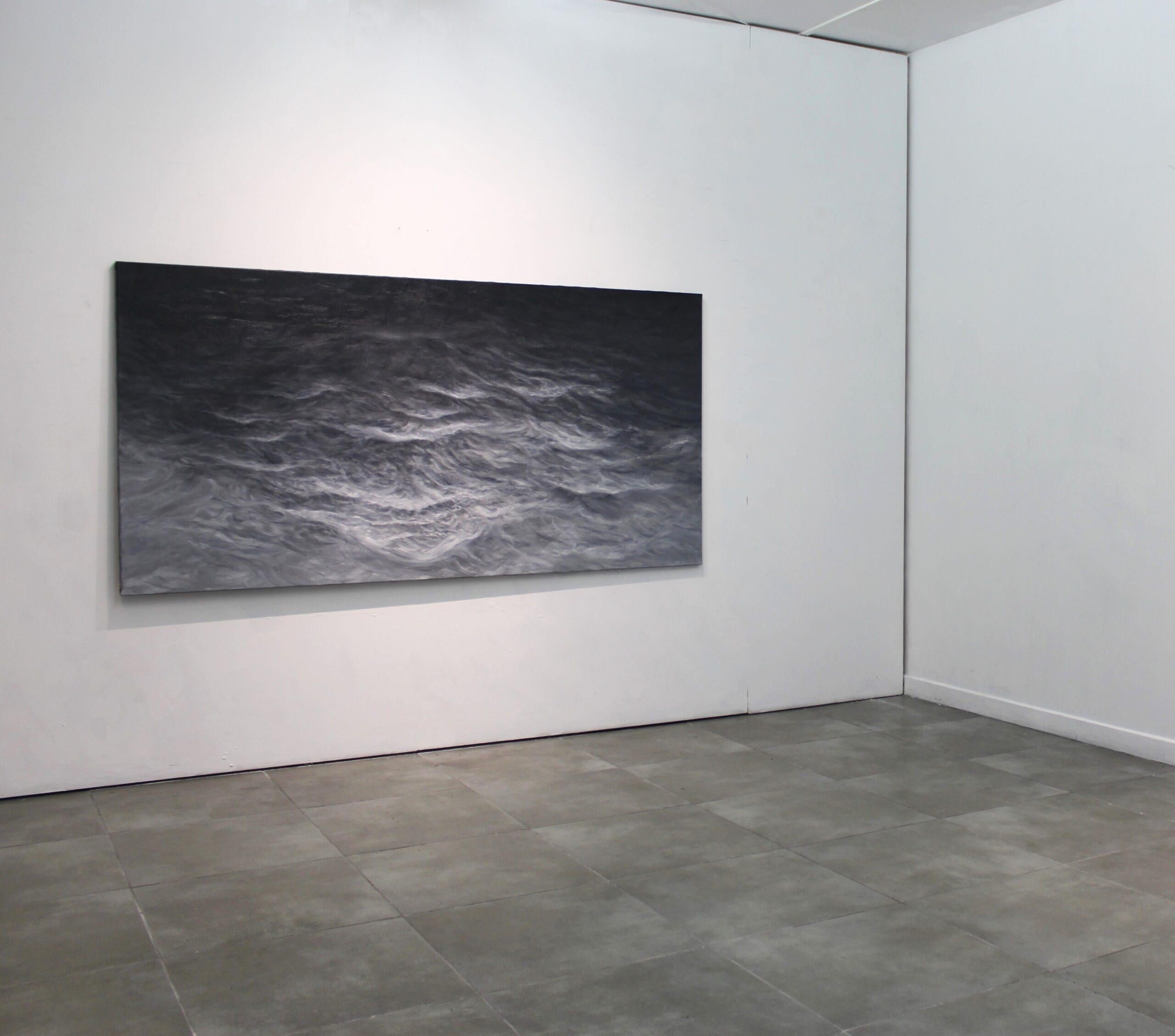 Perpetual by Franco Salas Borquez - Contemporary oil painting, seascape, waves For Sale 8