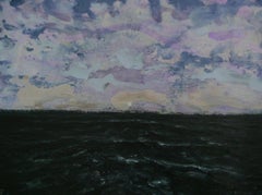 Renaissance von Franco Salas Borquez - Meereslandschaft, Ozean, Wellen, Acryl, Pastell