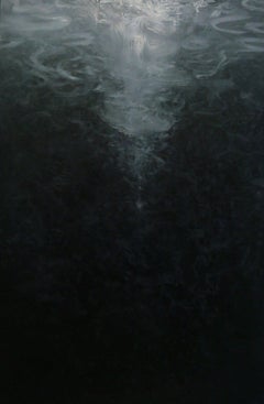 The Deep by Franco Salas Borquez - Contemporary seascape painting, ocean, wave