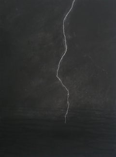 The Lightning by Franco Salas Borquez - Contemporary seascape painting, ocean