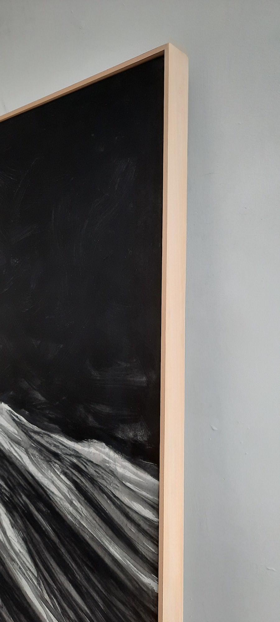 Las raíces de la corriente de Franco Salas Borquez - Pintura contemporánea de paisaje marino en venta 10