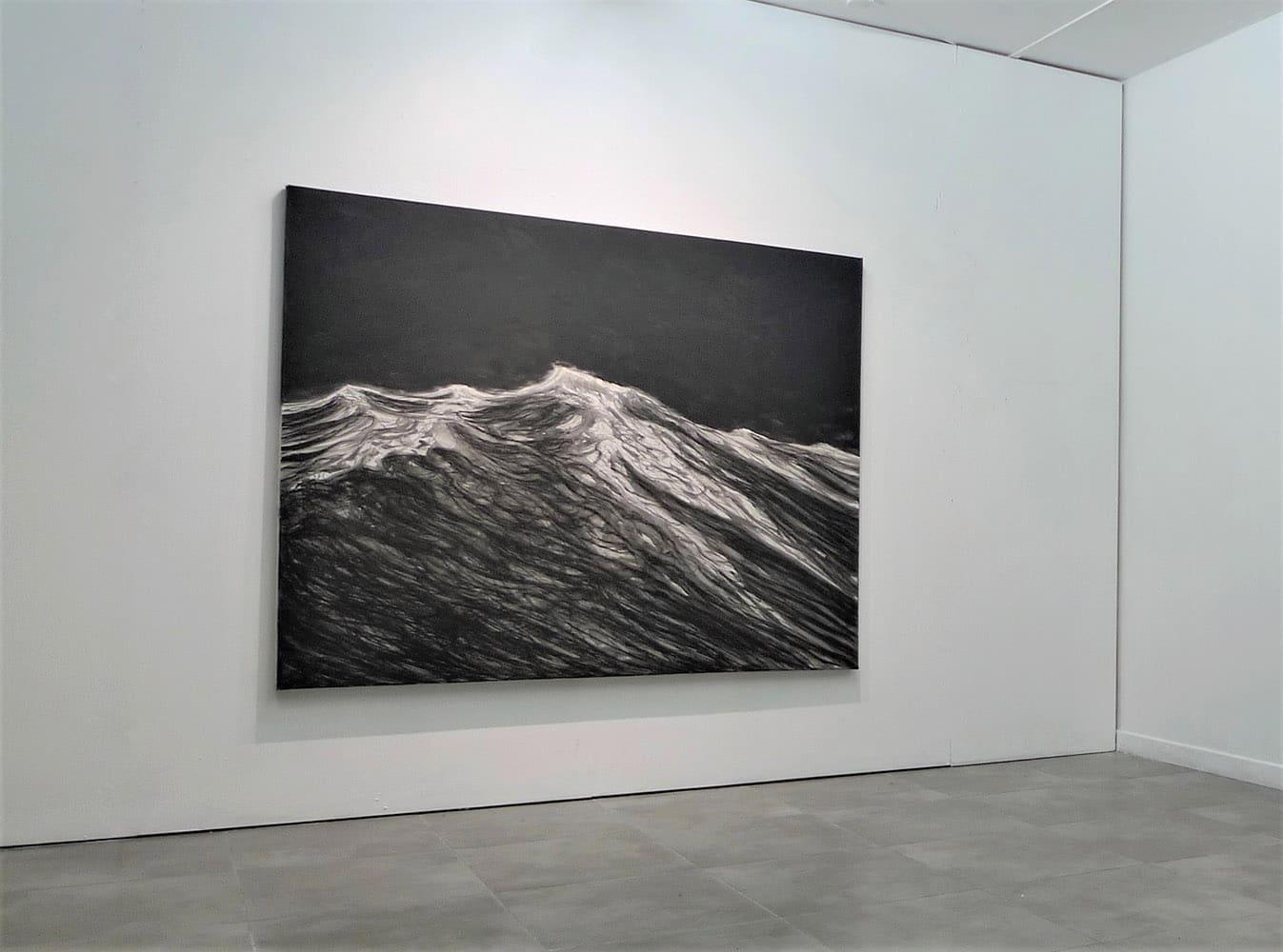 Las raíces de la corriente de Franco Salas Borquez - Pintura contemporánea de paisaje marino en venta 2