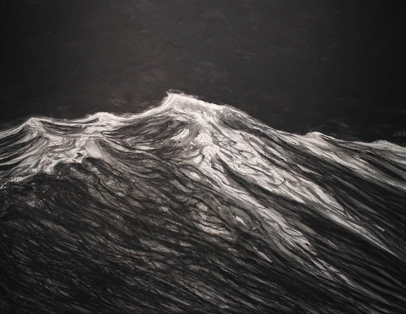 The Roots of the Flow by Franco Salas Borquez - Contemporary seascape painting