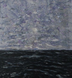 Die Sonne von Franco Salas Borquez - Acrylmalerei, Öl, Meereswellen, Meereslandschaft