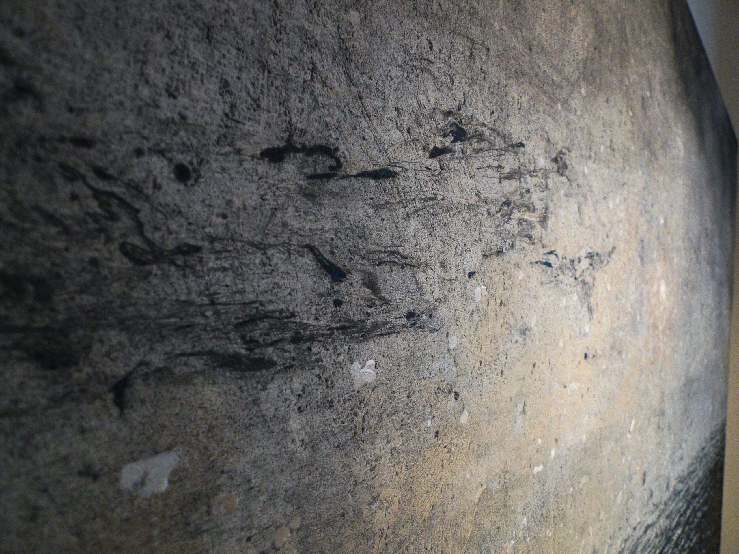 Der Sonnenaufgang von Franco Salas Borquez – Schwarz-Weiß-Gemälde, Meereswellen, Meeresformen, Meer im Angebot 6