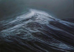 The unfathomable sea by Franco Salas Borquez - Contemporary oil painting, waves