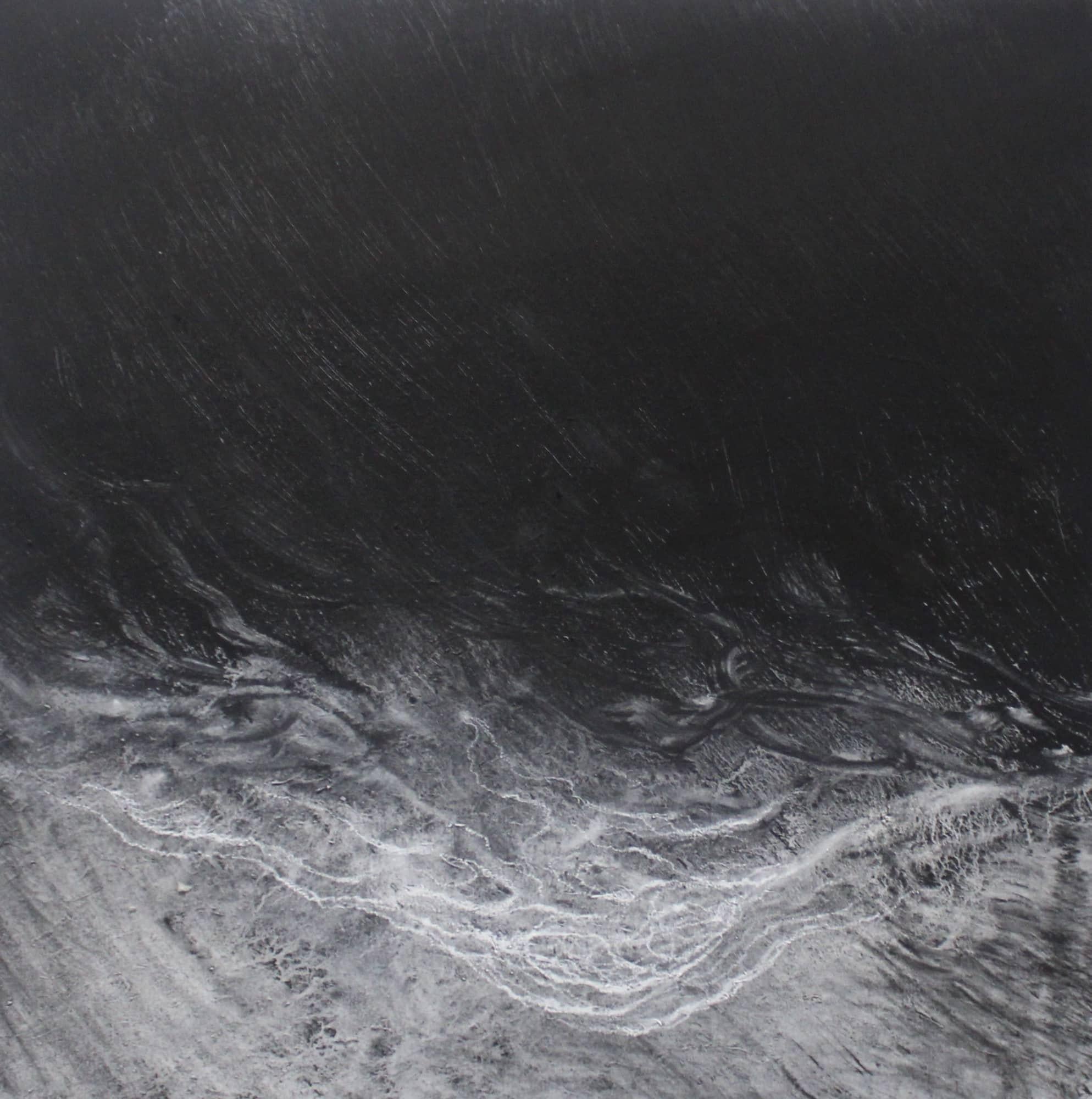 The void is a unique oil, pigments and acrylics on canvas painting by contemporary artist Franco Salas Borquez, dimensions are 100 × 100 cm (39.4 × 39.4 in). 
The artwork is signed, sold unframed and comes with a certificate of authenticity.

Franco
