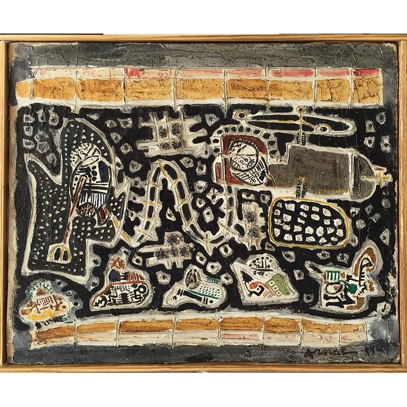 François Arnal Abstract Painting – Le Gondramaz