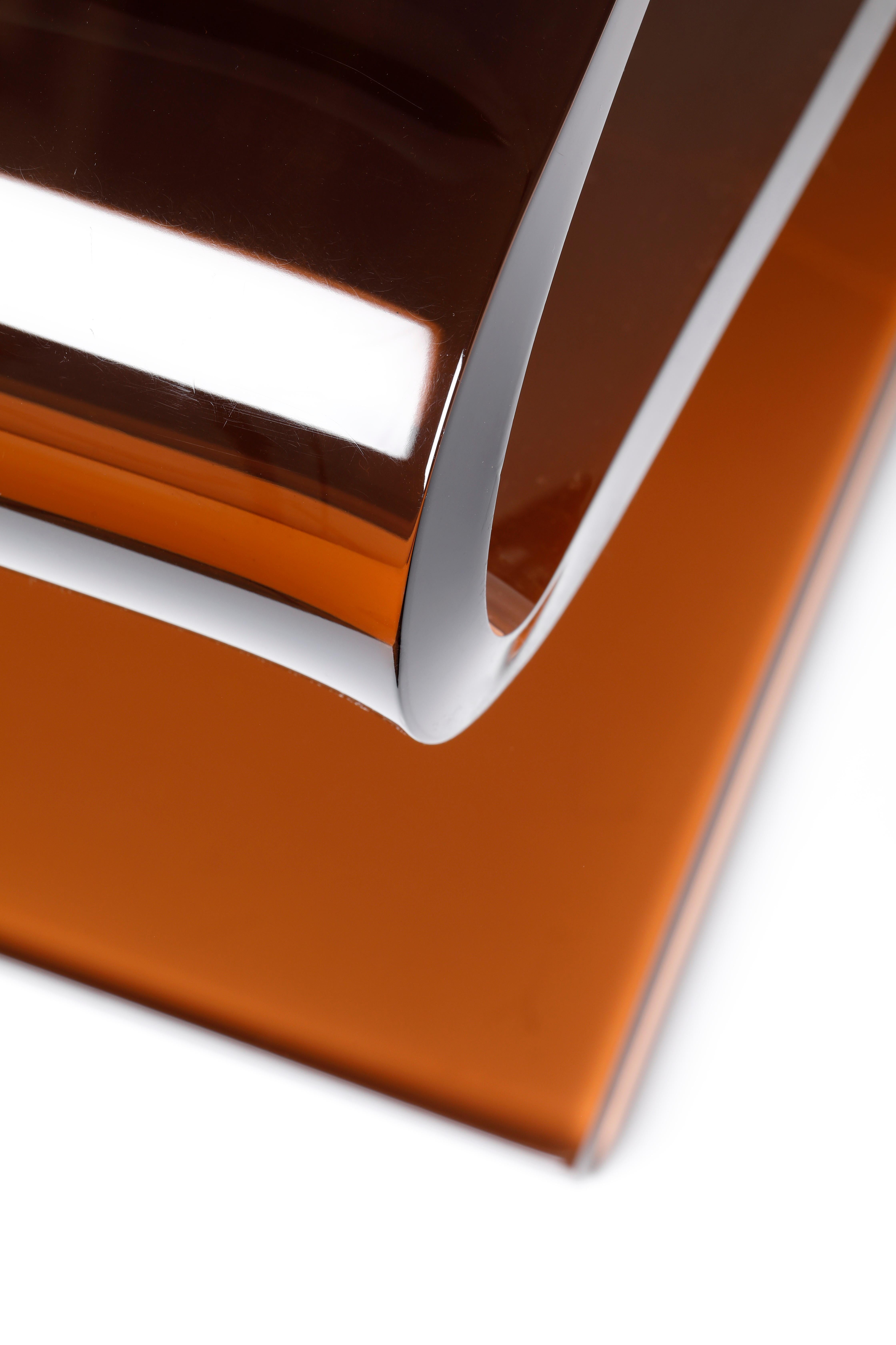 François Arnal Z Stool in plexiglass, France, 1970 3
