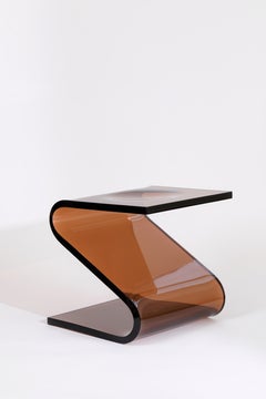 François Arnal Z Tabouret en plexiglas, France, 1970