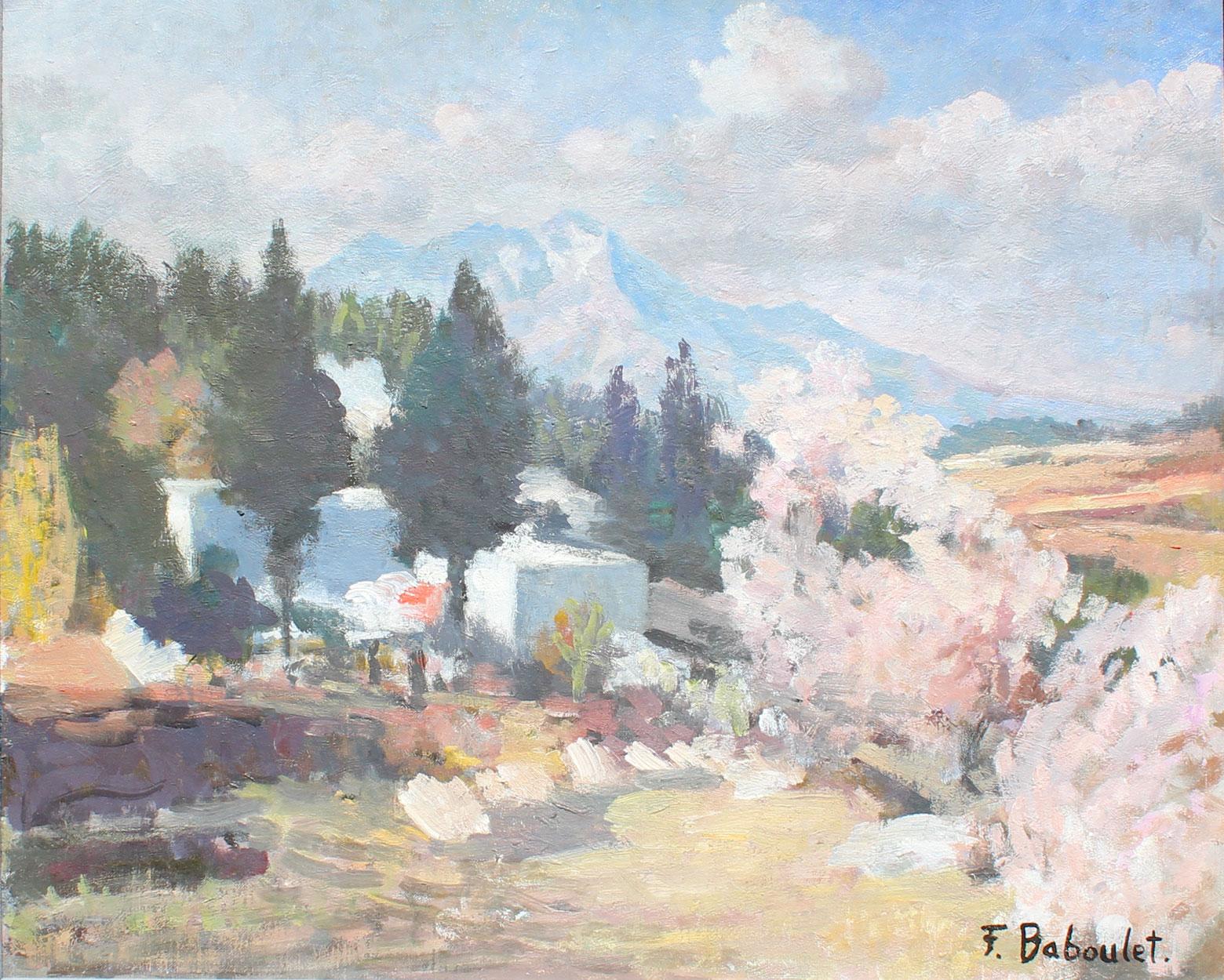Francois Baboulet Landscape Painting - Village of Pyrenees
