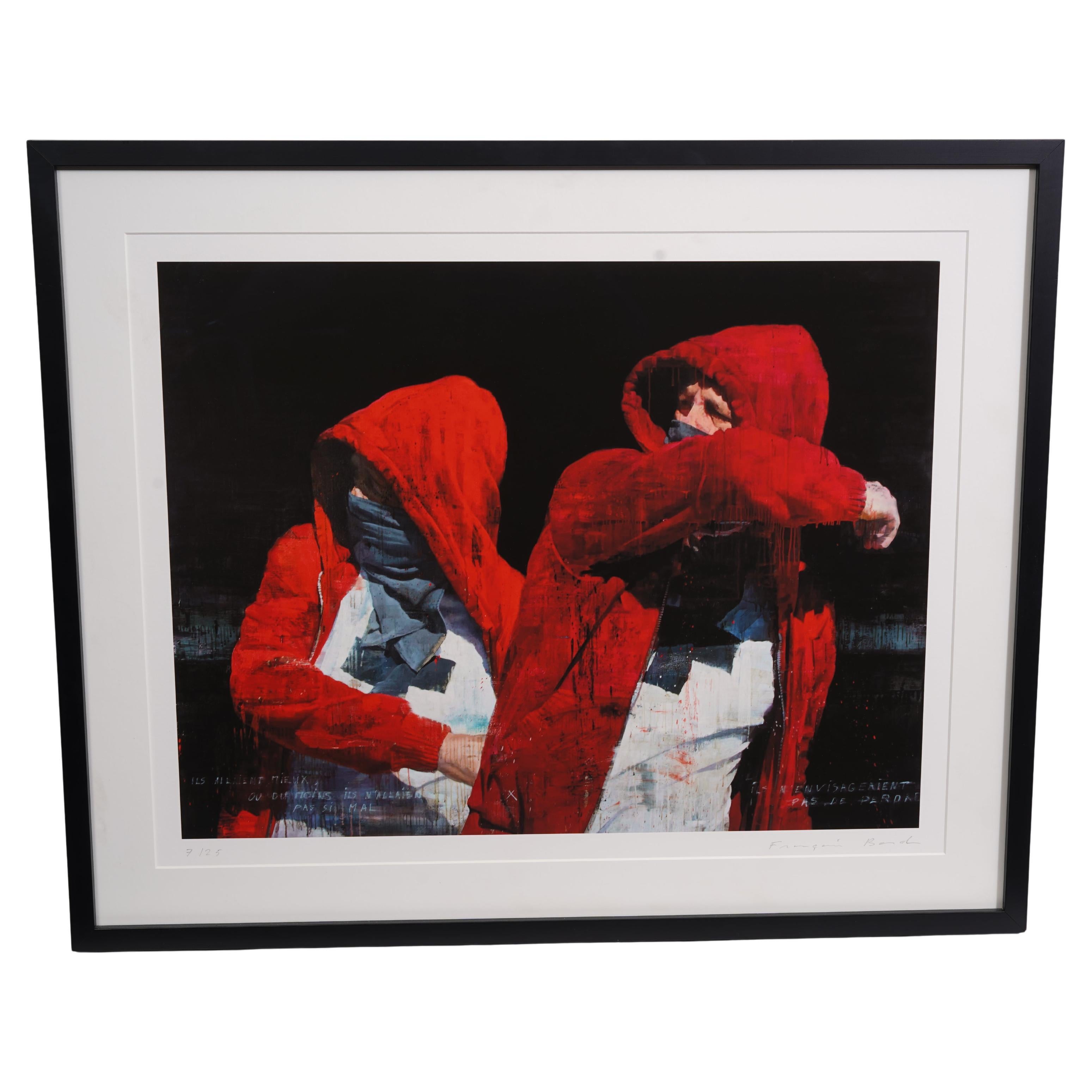 François Bard Signed Print #7/25 “La guerre c’est maintenant” Circa. 2020