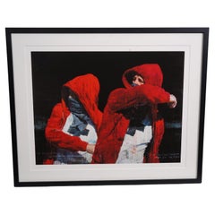 François Bard Signed Print #7/25 “La guerre c’est maintenant” Circa. 2020