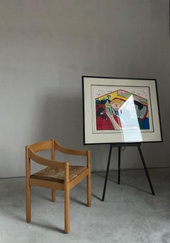 François Boisrond "Couple Reading in Bed" Signed Large Lithograph