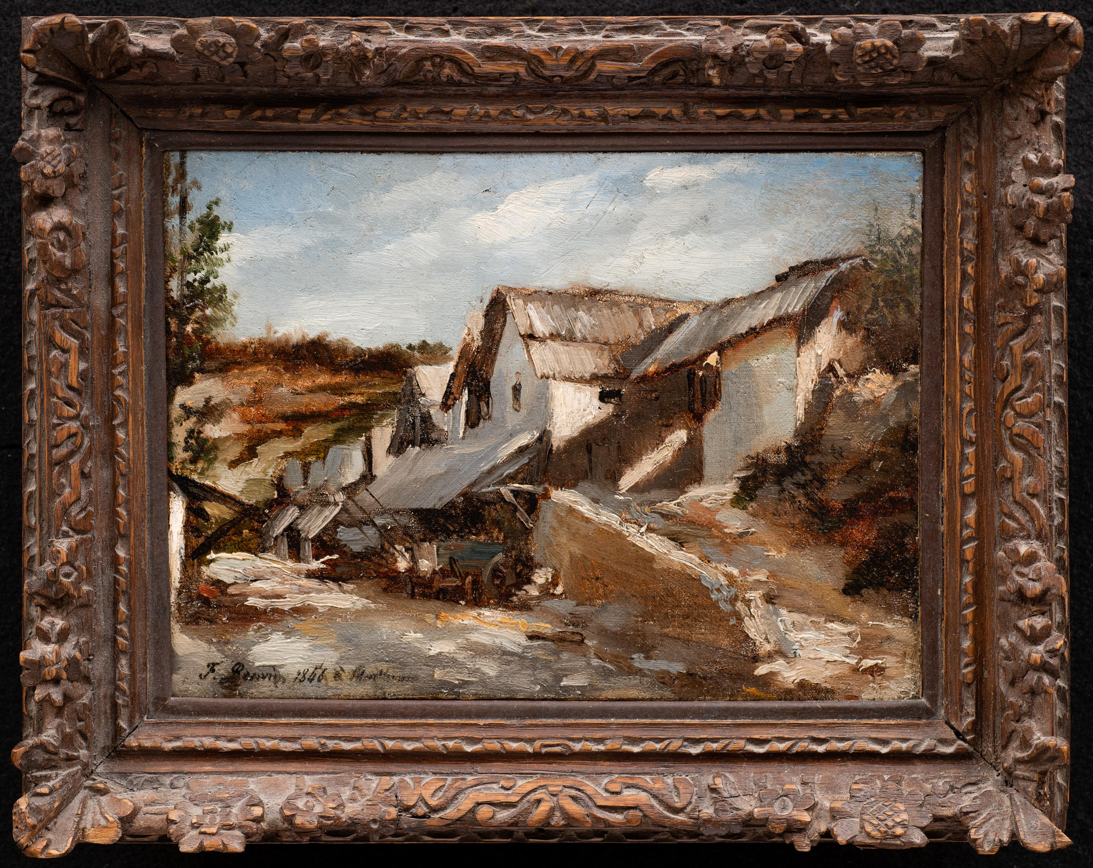 "Studio dalla Nature realizzato a Montfaucon nel 1846" François Bonvin (1817-1888)