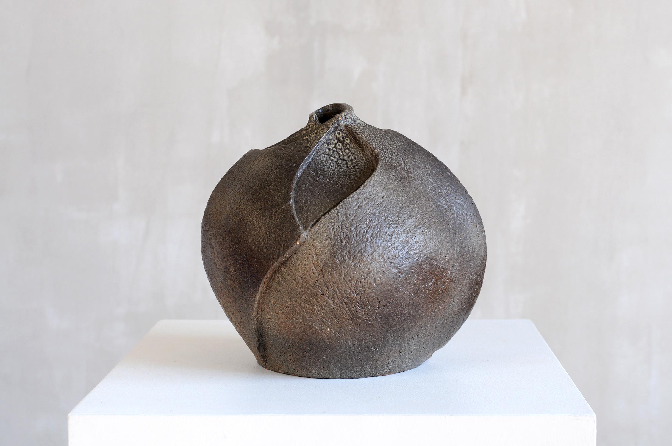 Franois Boquel, Vase in freier Form, Frankreich 1990 (Keramik) im Angebot