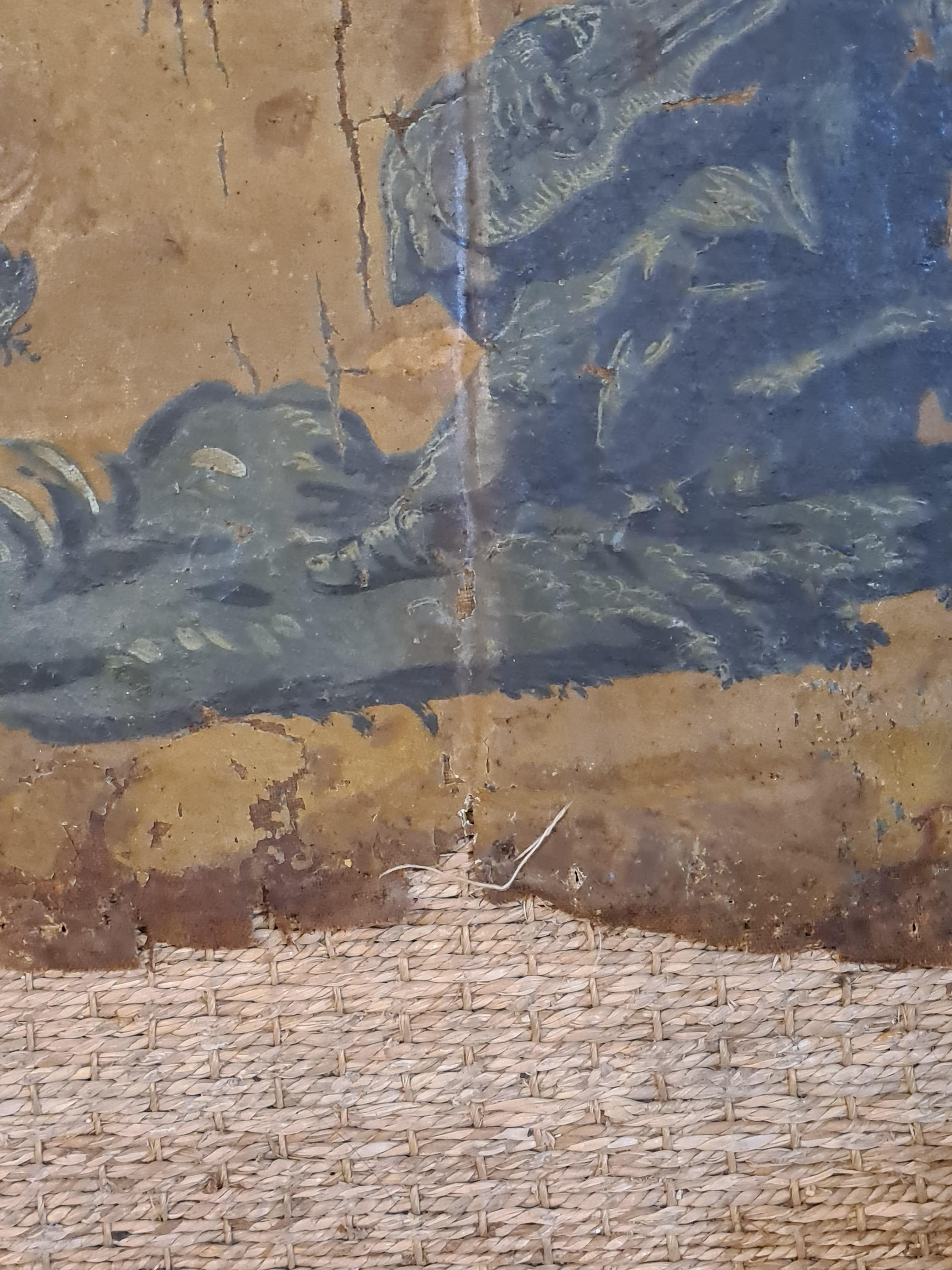 Tela rococò Chinoiserie del XVIII secolo, Camaïeu Bleu, Cerchio di Francois Boucher in vendita 3