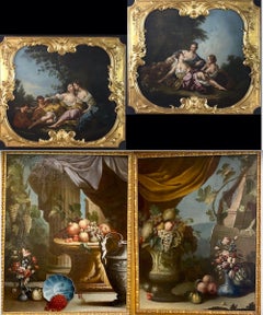 2 Pairs of Large 18' paintings