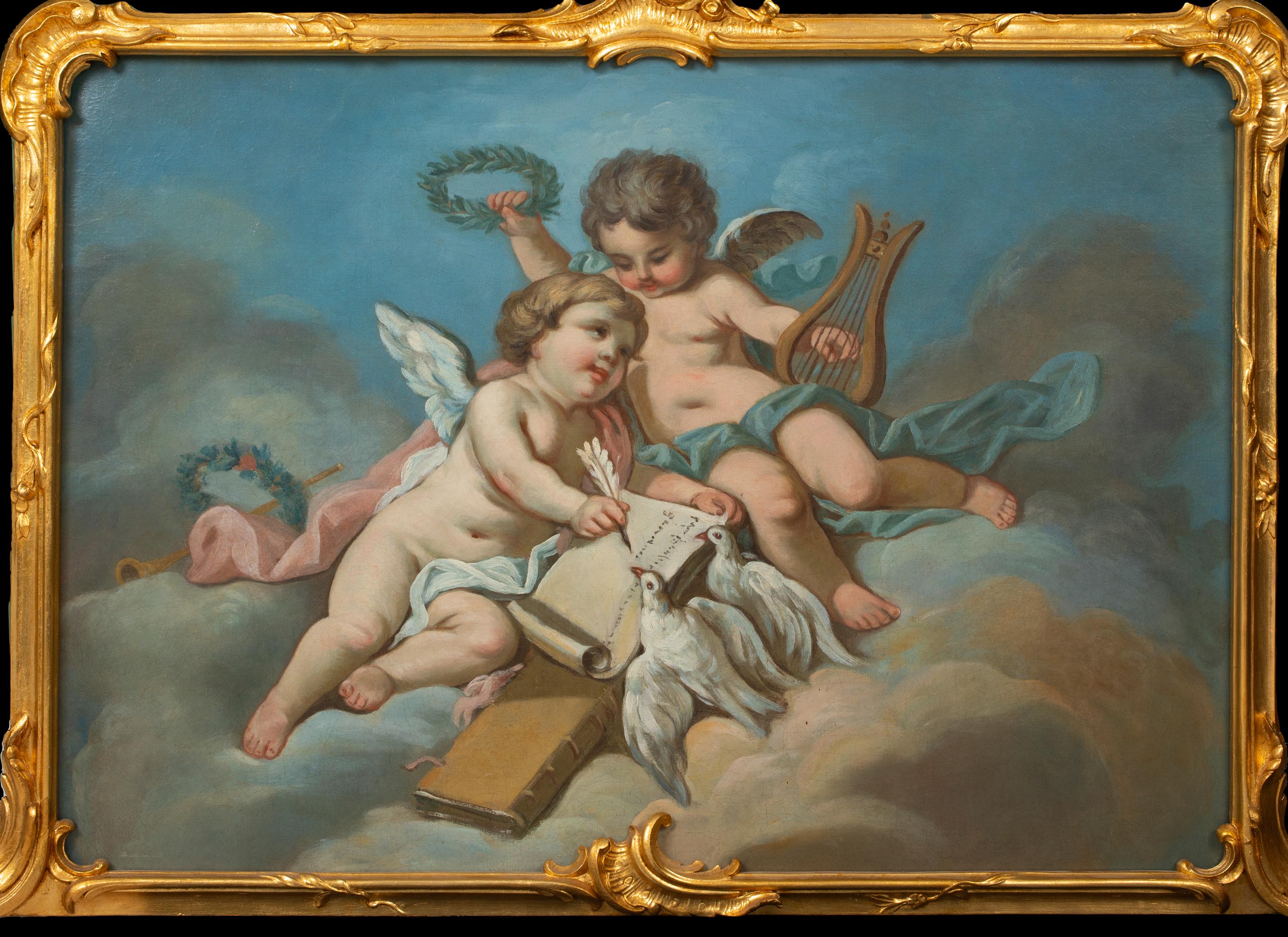 An Allegory of Music, 18th Century School of François BOUCHER (1703-1770) For Sale 7