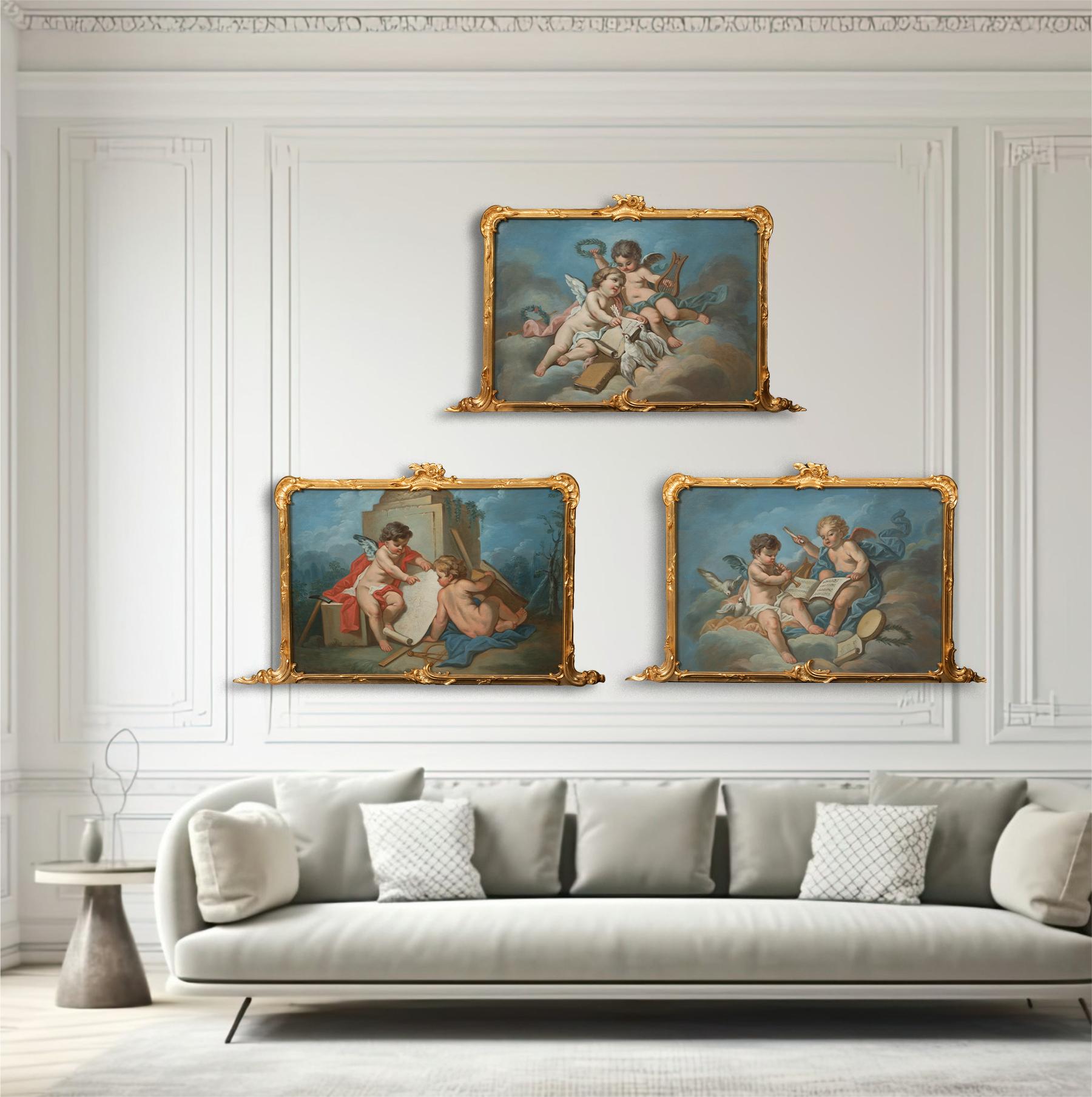 An Allegory of Music, 18th Century School of François BOUCHER (1703-1770) For Sale 8
