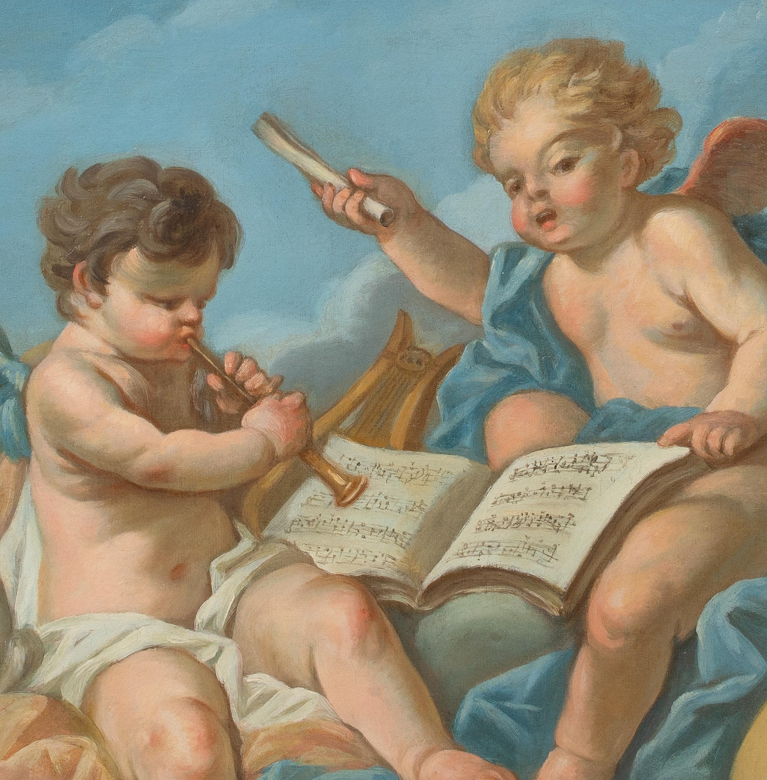 An Allegory of Music, 18th Century School of François BOUCHER (1703-1770) For Sale 5