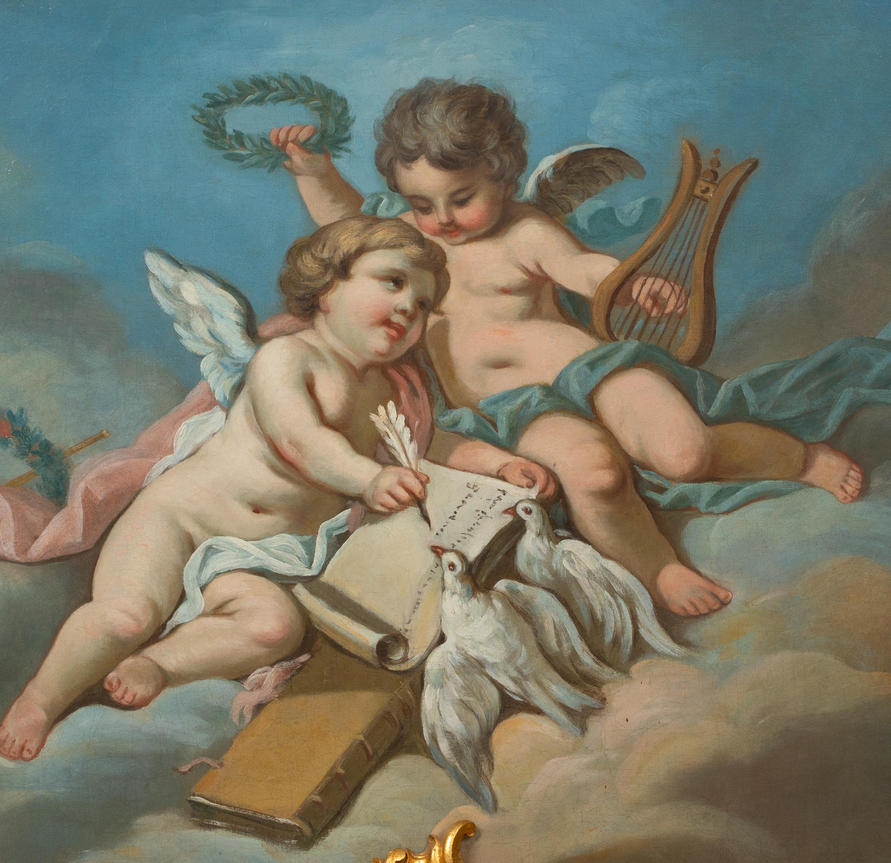 An Allegory of Music, 18th Century School of François BOUCHER (1703-1770) For Sale 5