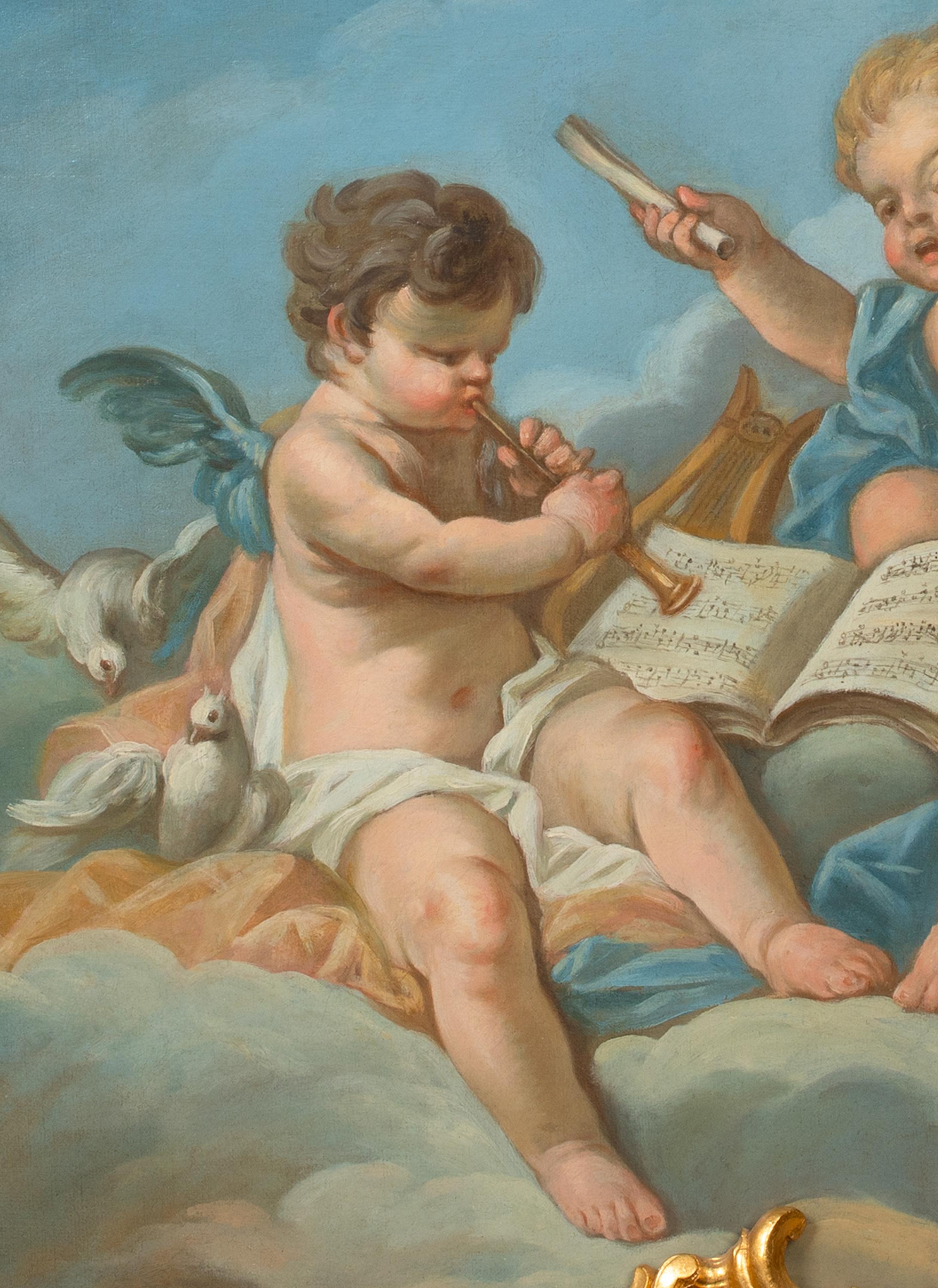 An Allegory of Music, 18th Century School of François BOUCHER (1703-1770) For Sale 6