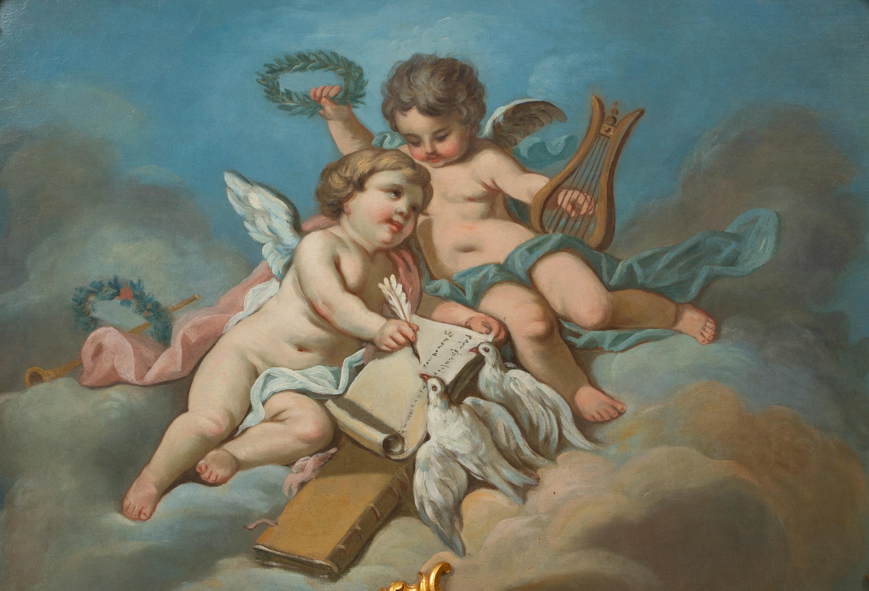 An Allegory of Music, 18th Century School of François BOUCHER (1703-1770) For Sale 6