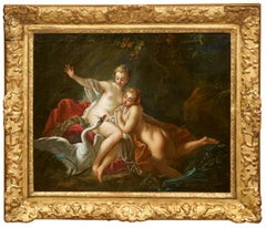 Leda and the Swan by the workshop of Francois Boucher (Paris 1703 - 1770)