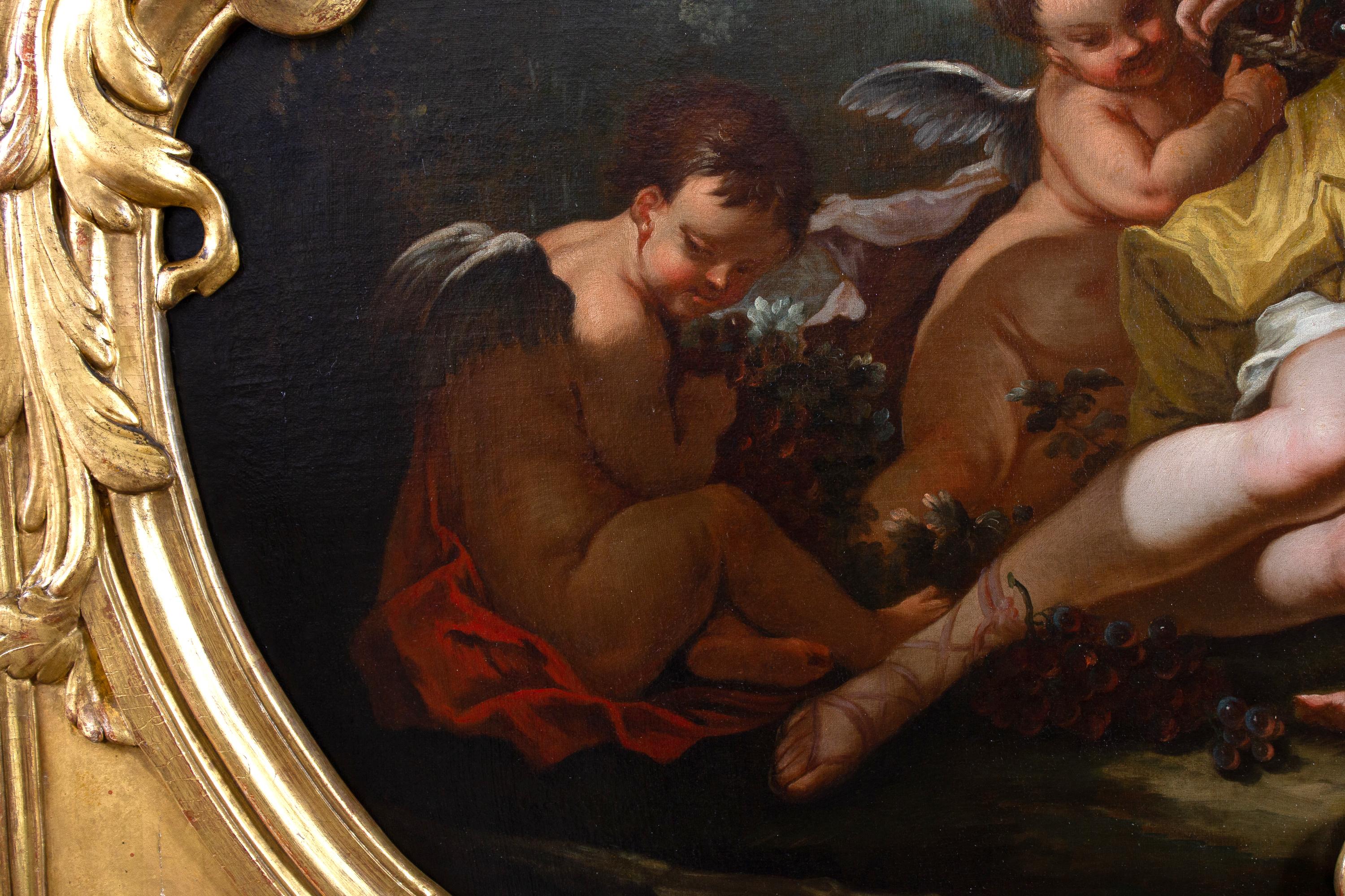 Coppia di grandi dipinti a olio francesi del 18° secolo (After) Francois Boucher 5