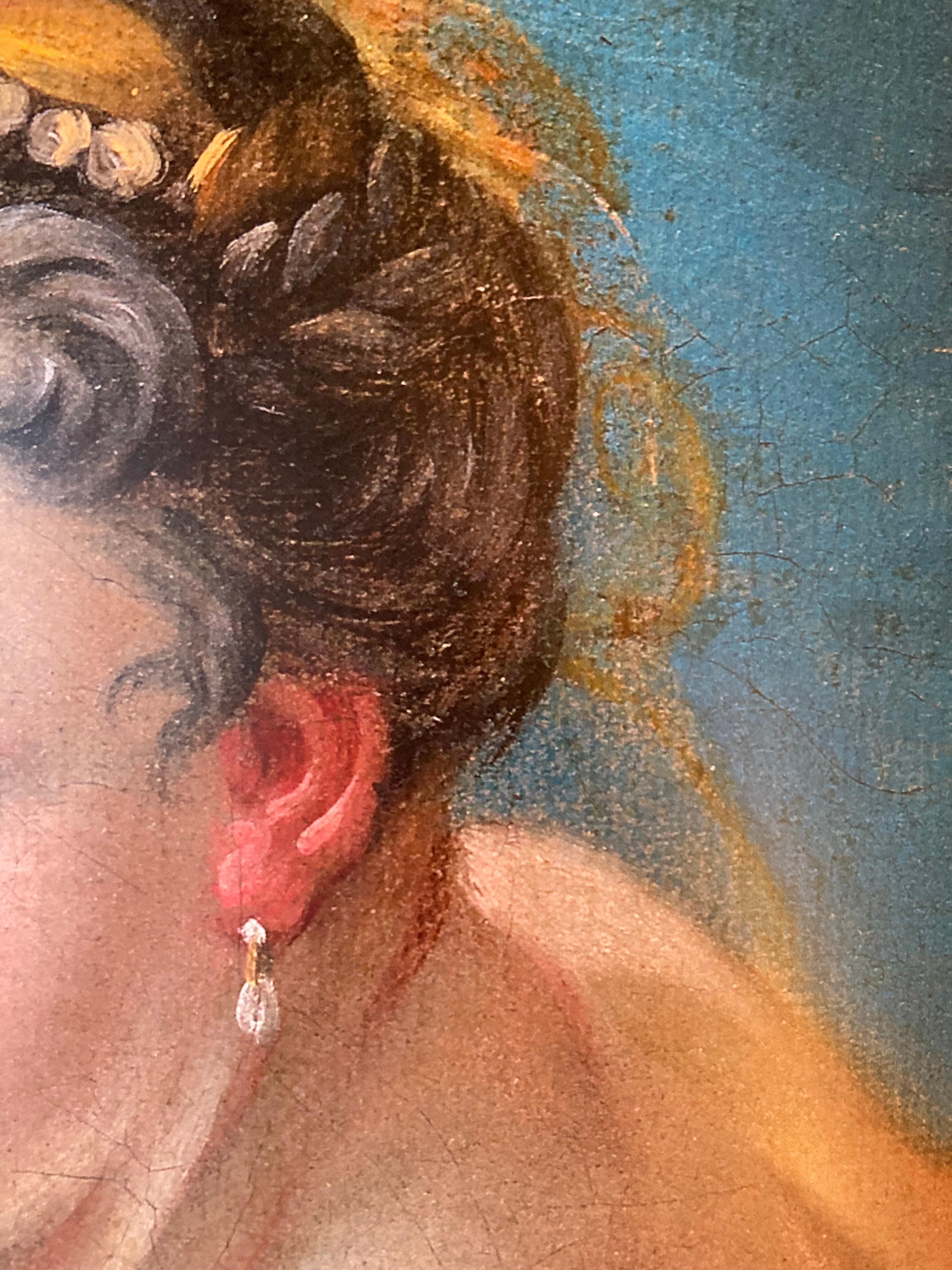 Peinture rococo, L'Odalisque brune, Femme nue, Studio de Francois Boucher en vente 5