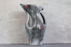 François Blin Très grand vase en céramique The Moderns 1960s Era Capron Blin