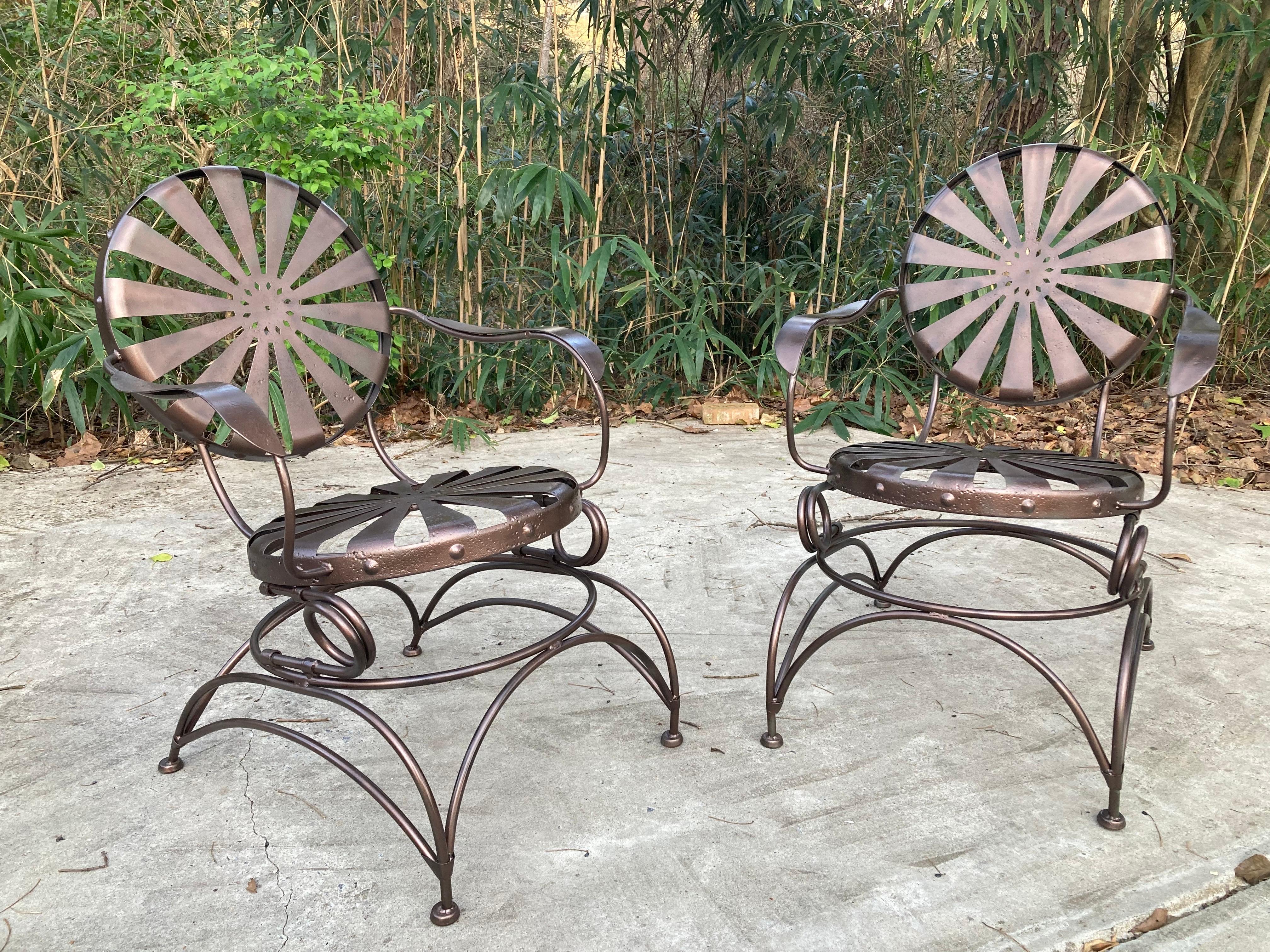 francois carre antique porch rockers For Sale 4