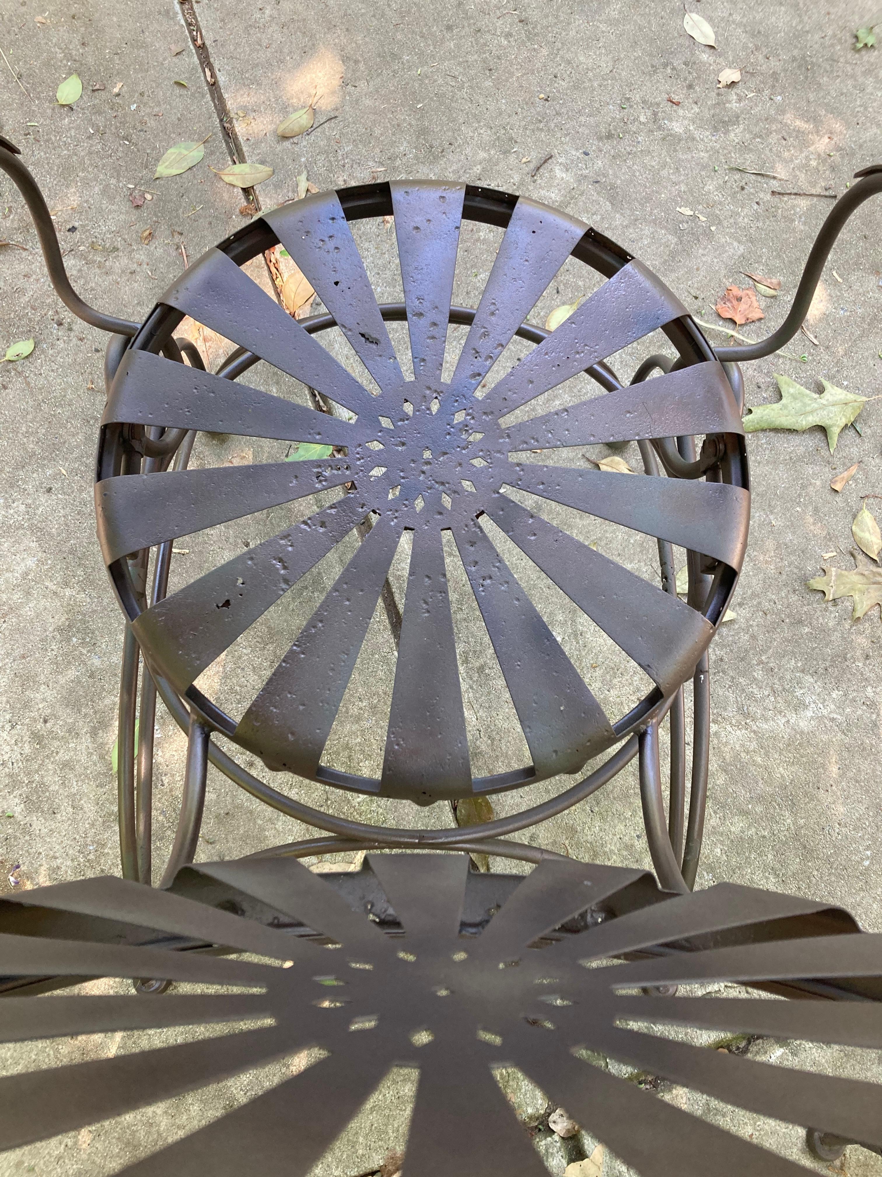 20th Century francois carre antique porch rockers For Sale