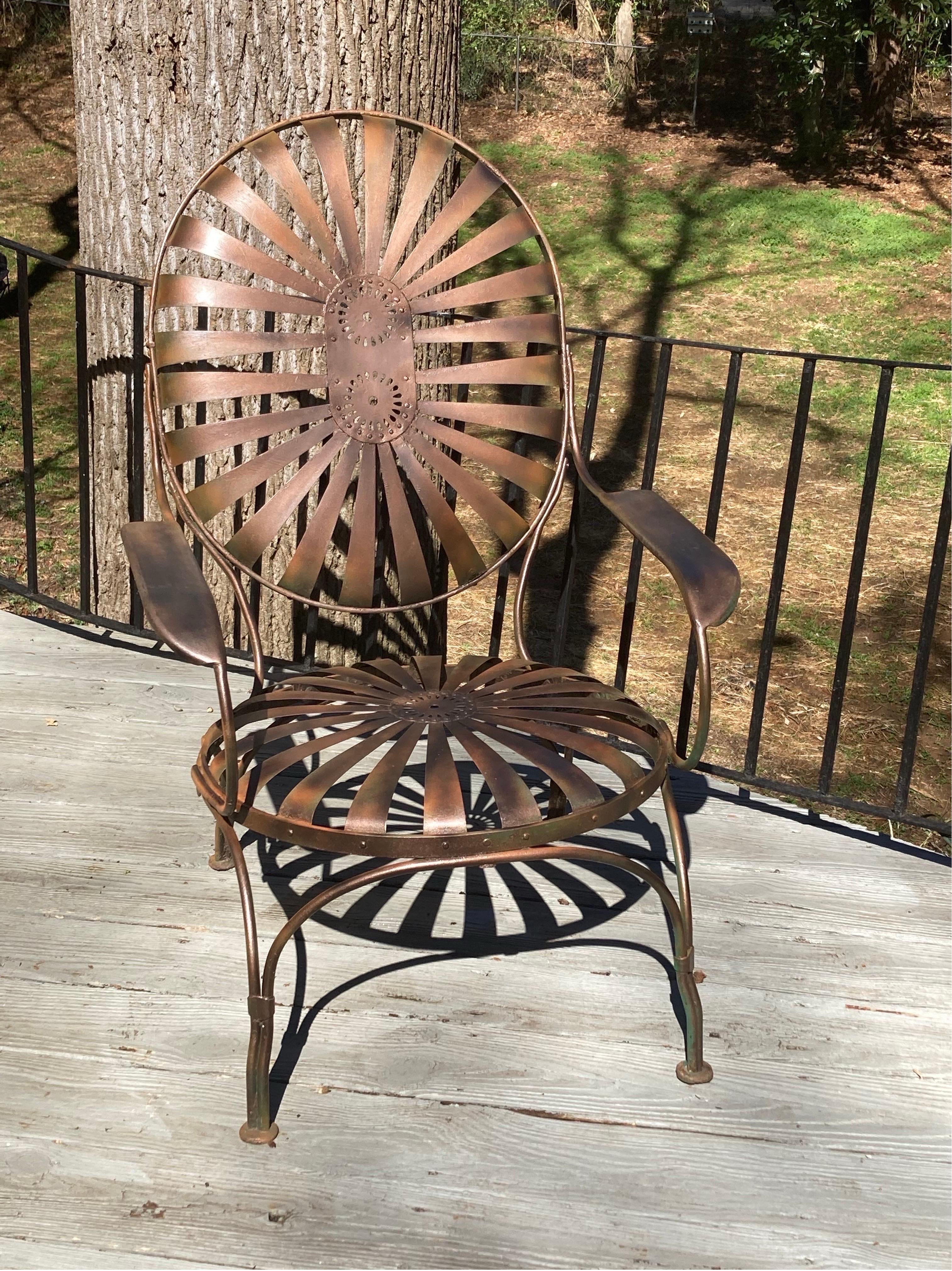 francois carre garden chair For Sale 1