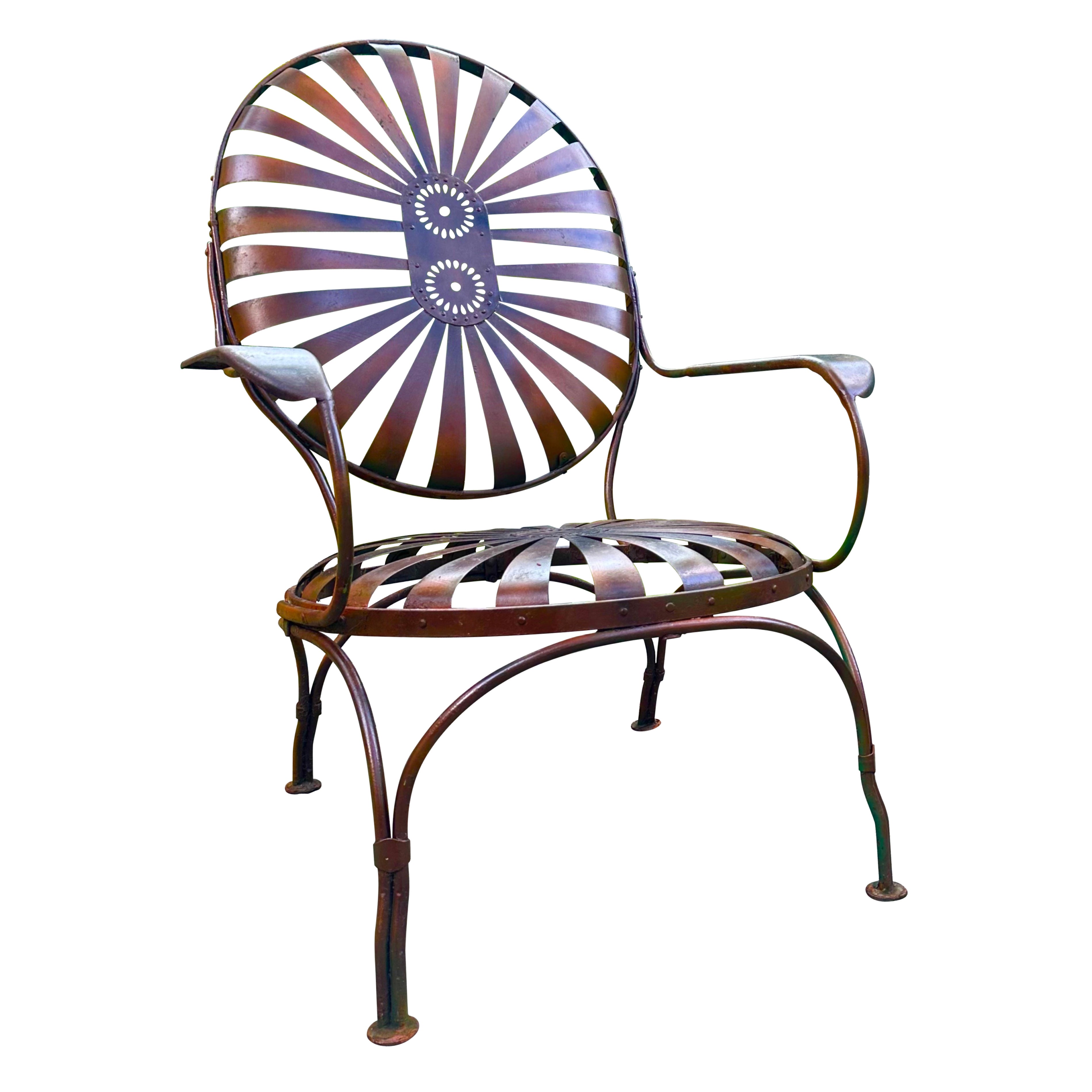 francois carre garden chair For Sale